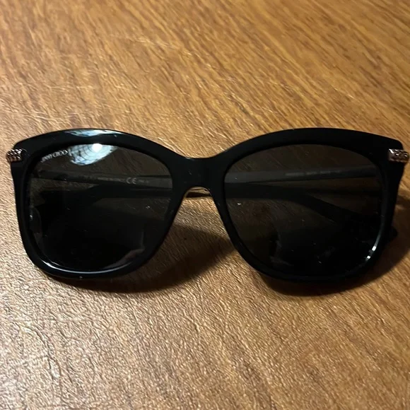 Jimmy Choo black sunglasses NWOT - Picture 2 of 3
